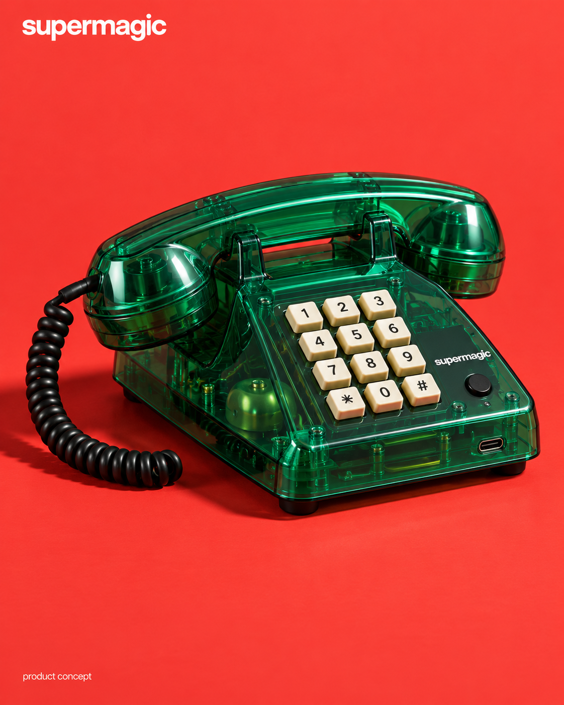 Supermagic desk phone concept