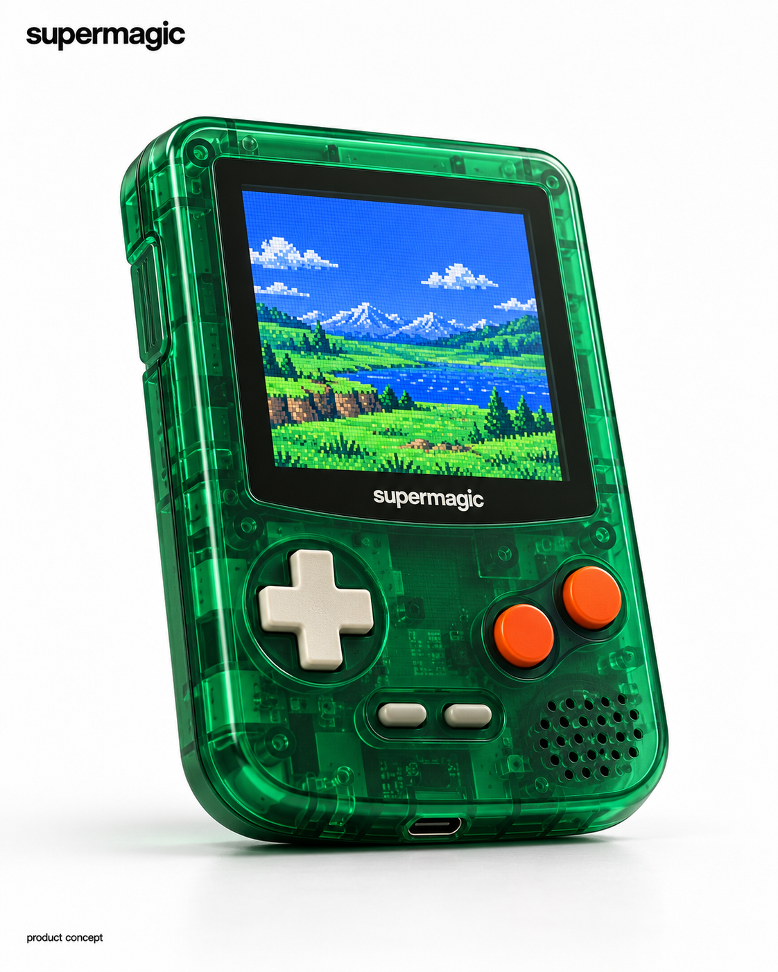 Supermagic handheld console concept