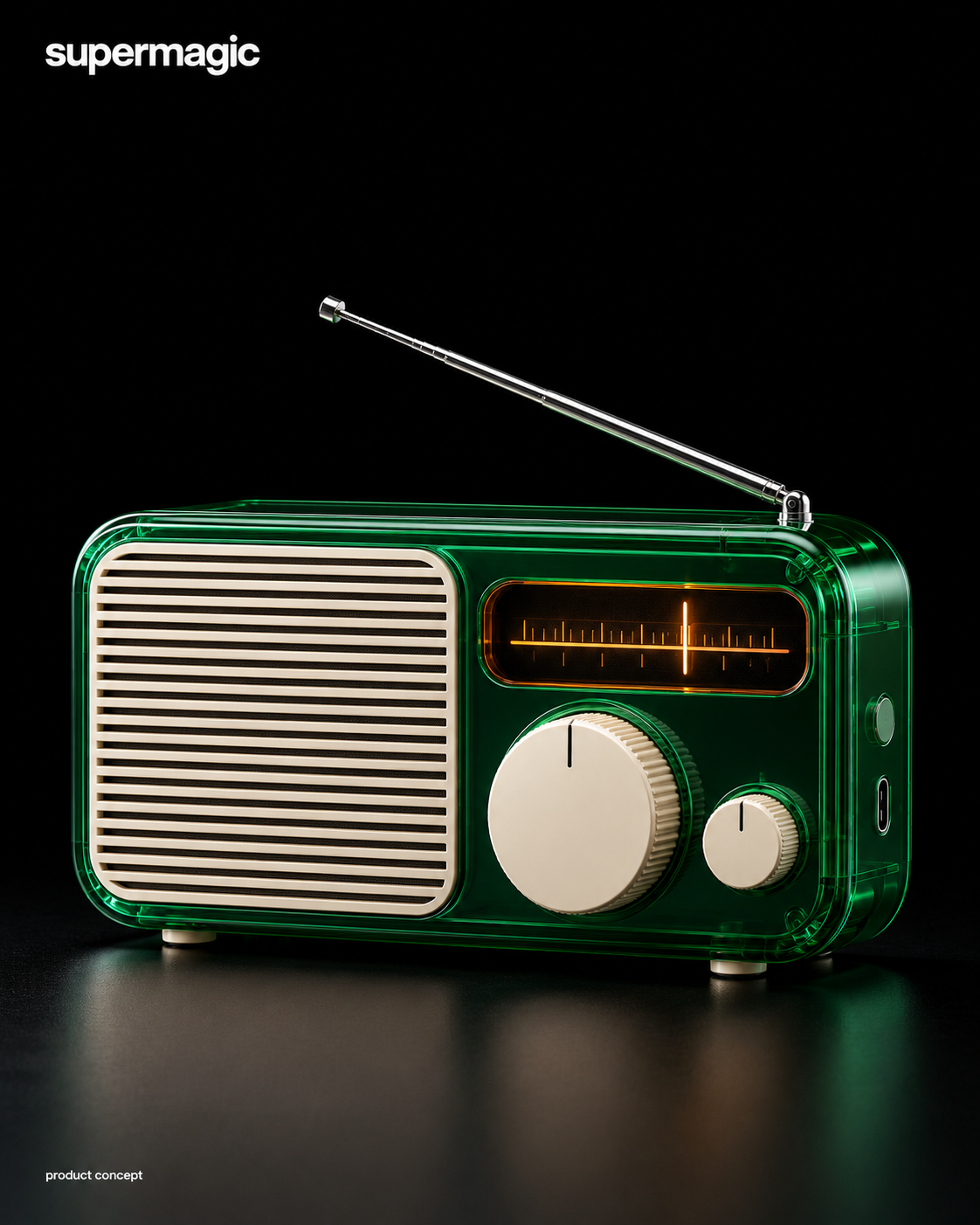 Supermagic radio concept